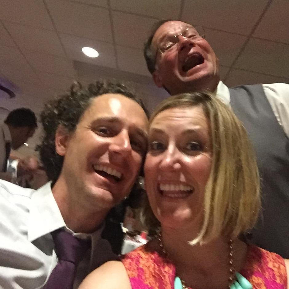 Cousin Andrea's wedding with a great shot of Uncle Mike.