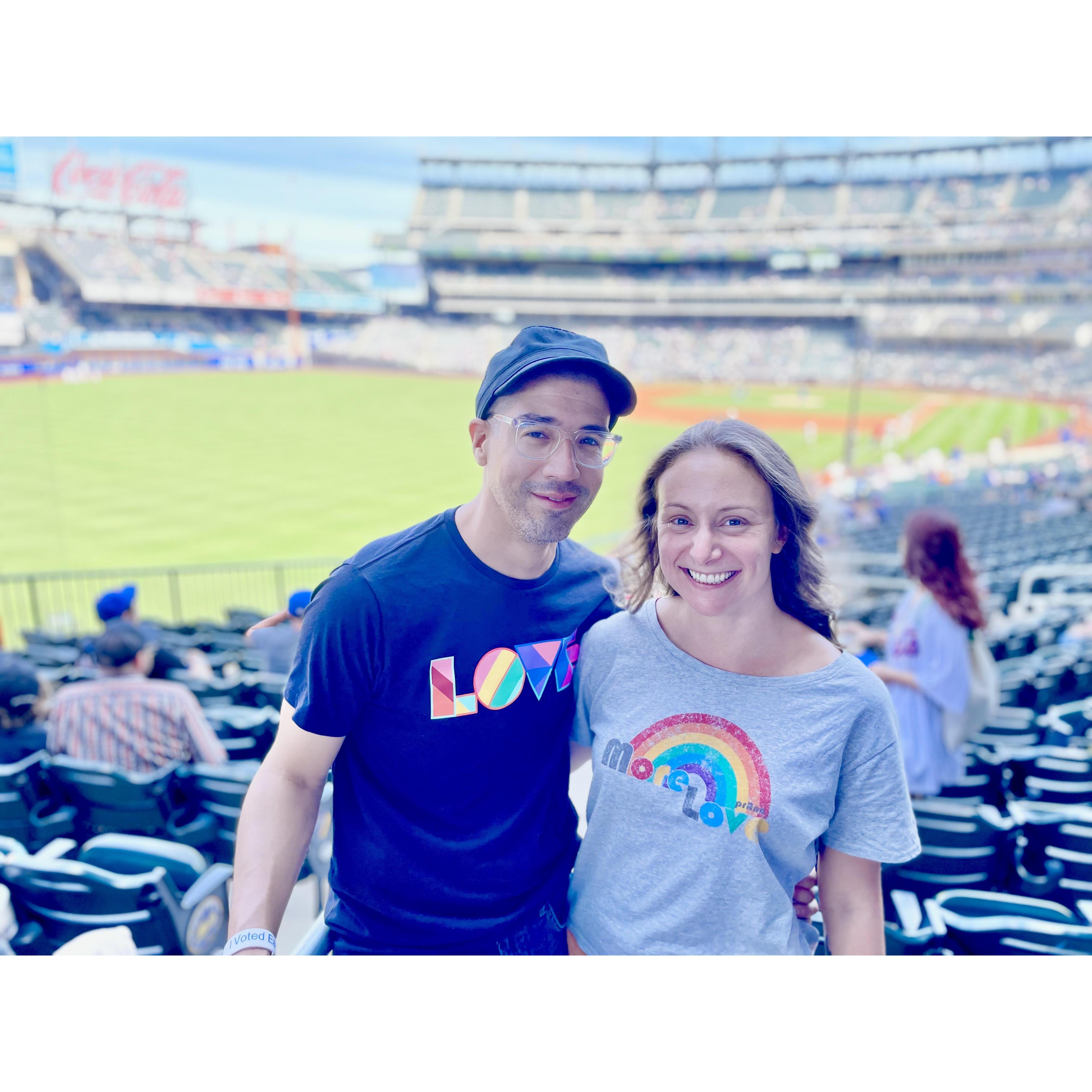 Pride Day at Citi Field.