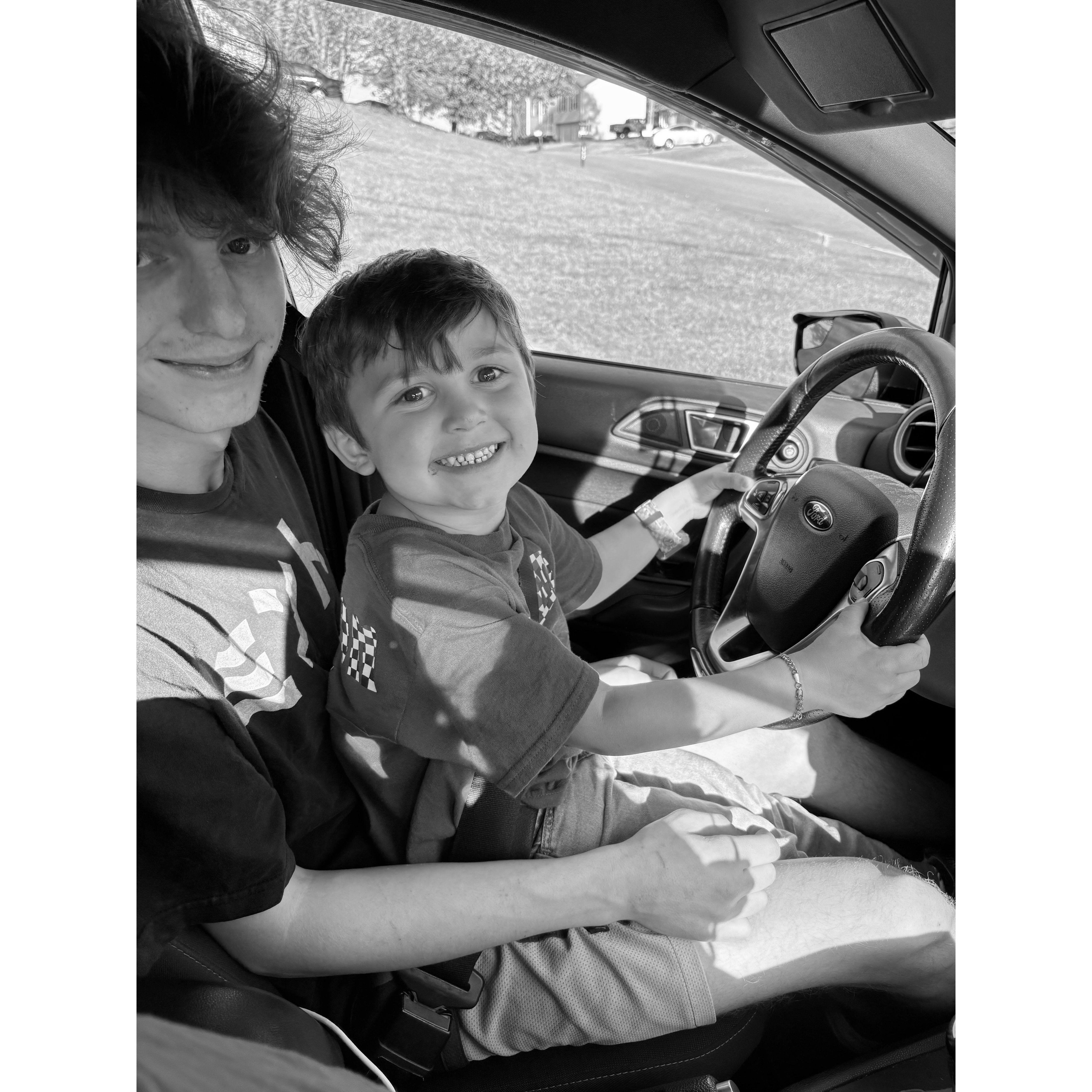 Edwin and Grayson