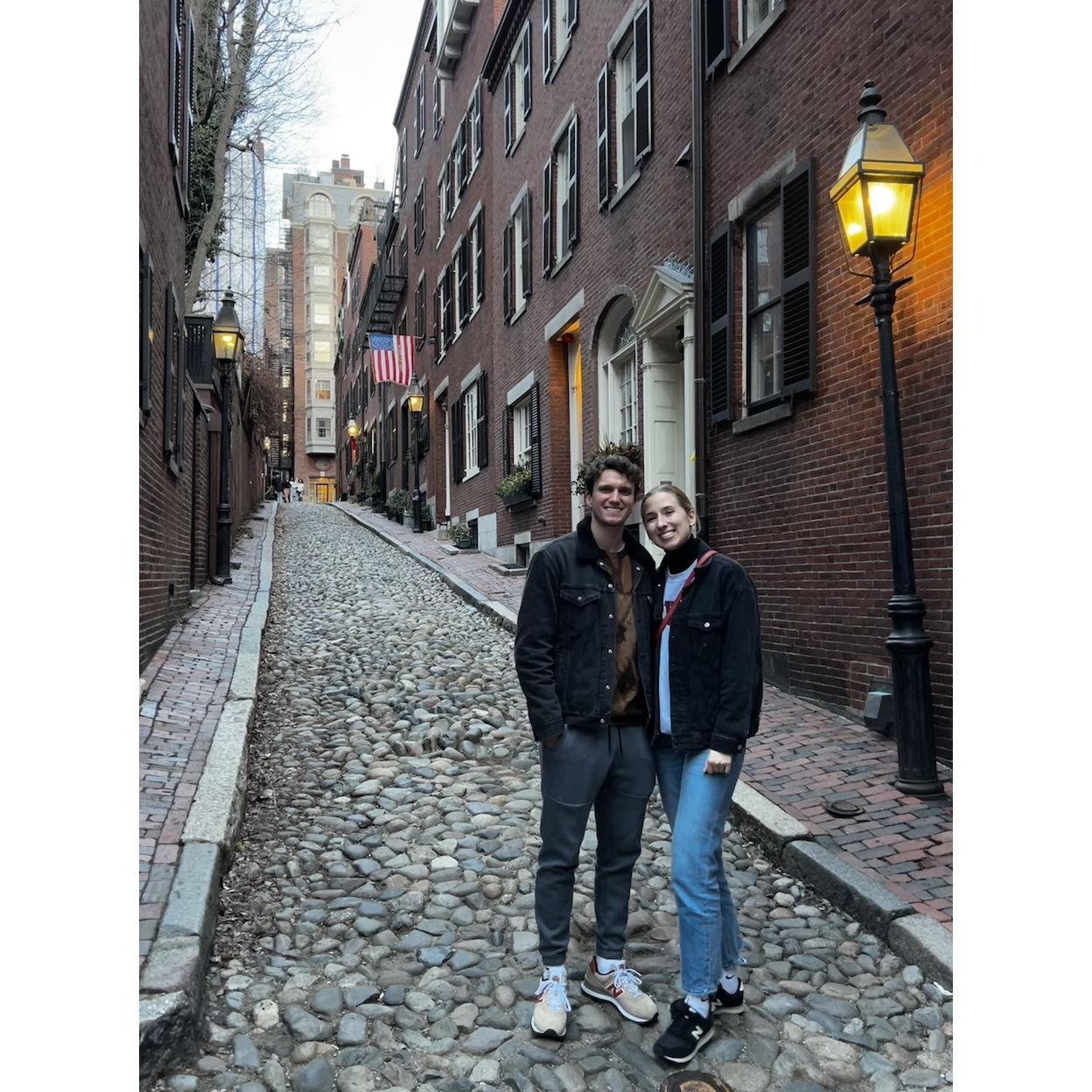 Visiting Sean in Boston!