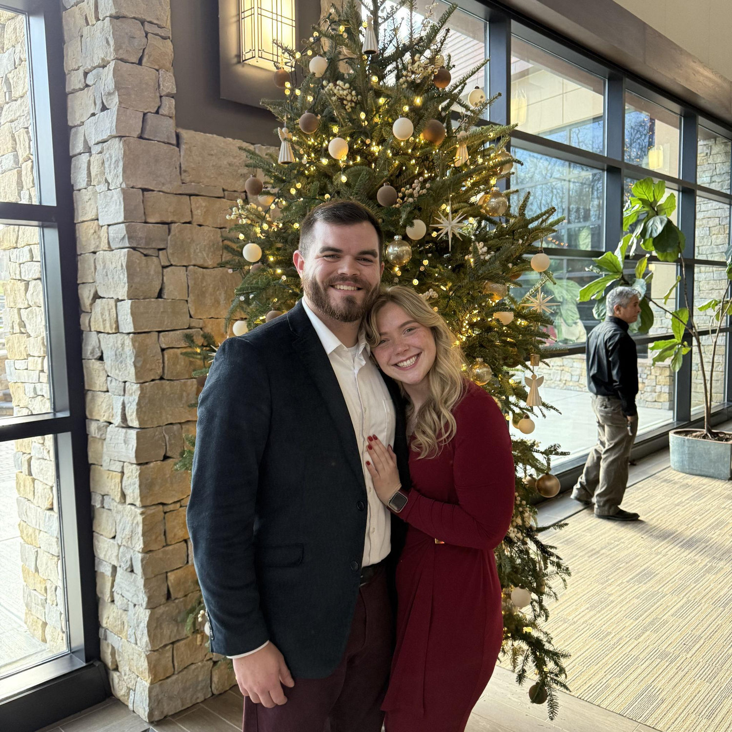 Our first Christmas Ever celebration together in December 2024