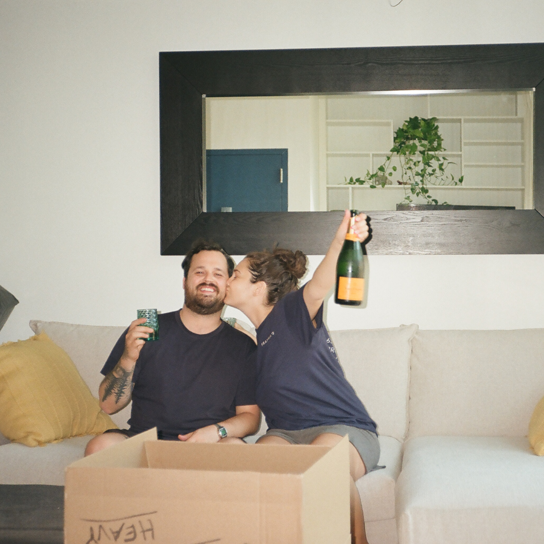 The day we moved in together