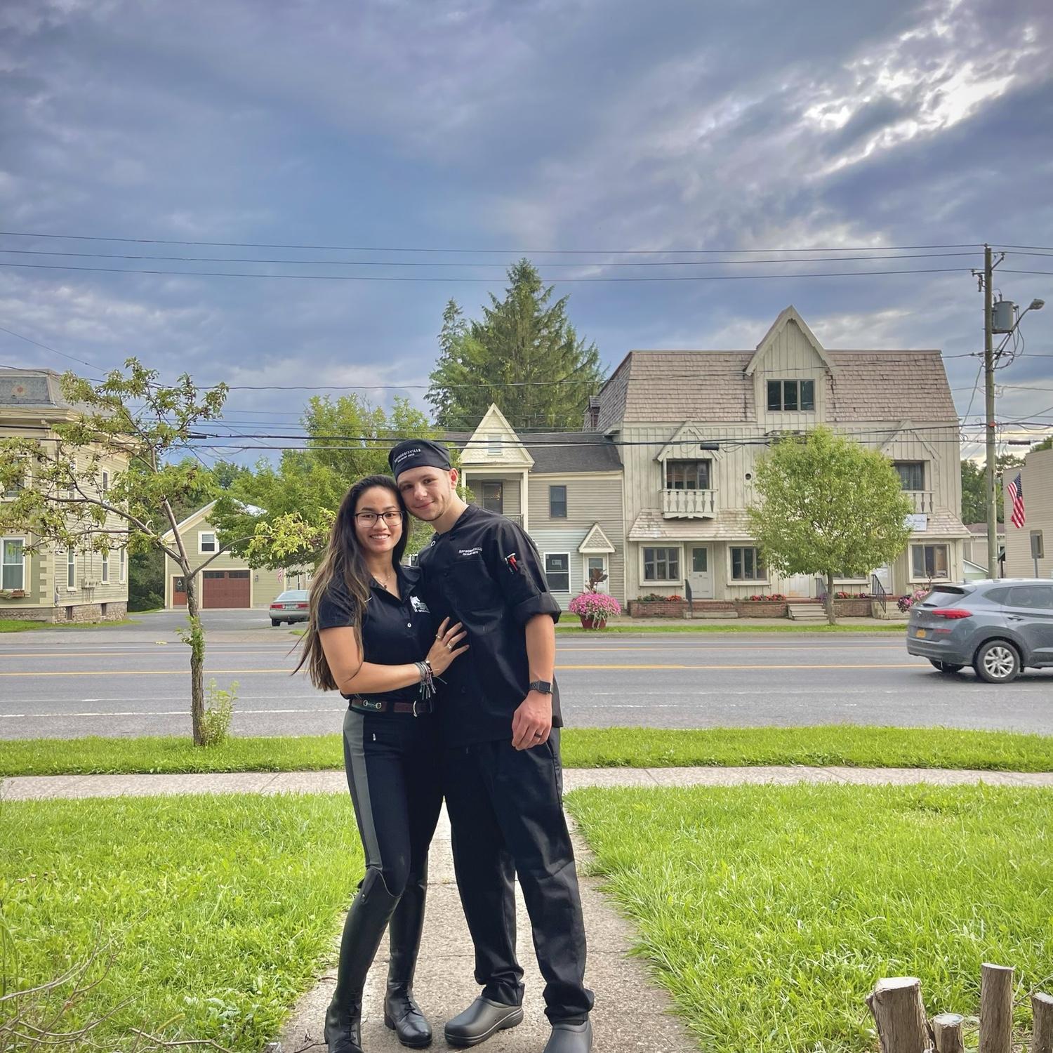 First day of school at SUNY Morrisville together.
