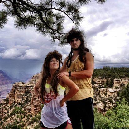 When we decided to drive to the grand canyon at 4 pm on a random Tuesday... Mullets were considered essential items.