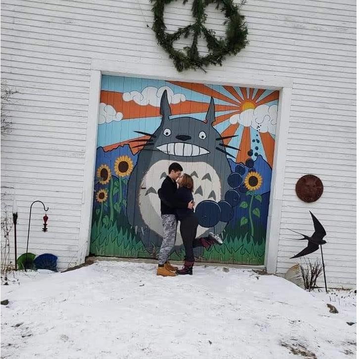 Pictures with Totoro