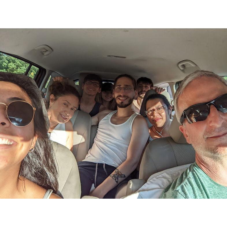 Xochitl's first time in El Salvador! So cozy