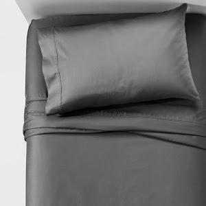 Performance Sheet Set Solids 400 Thread Count - Threshold™ Dark Grey