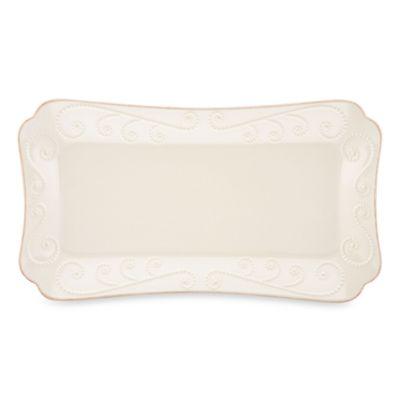 Lenox® French Perle™ Hors D'oeuvre Tray in White
