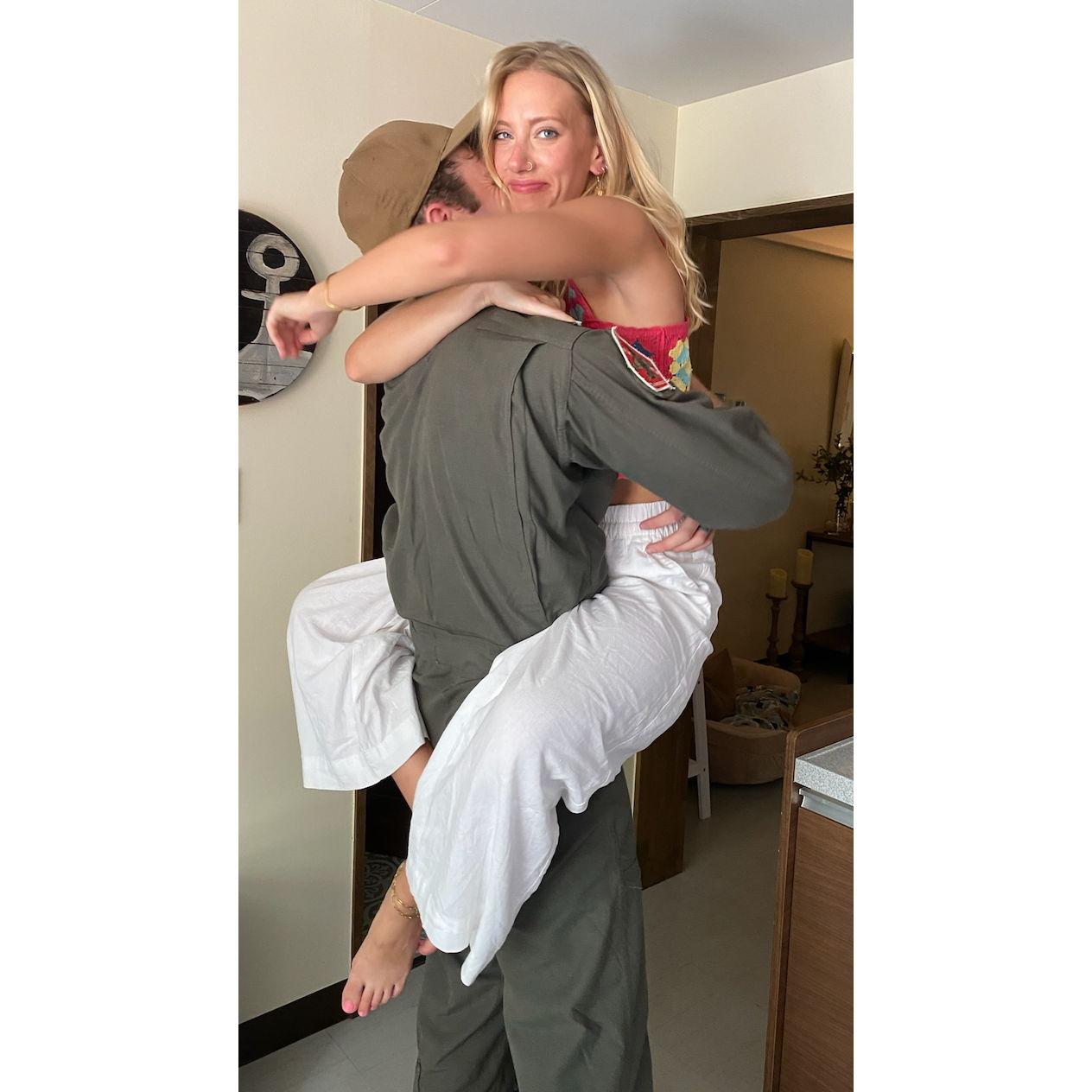 First time being together since becoming paper married. Nuts!!
