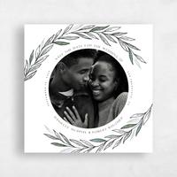 White Wedding Save the Date - Bruges Photo