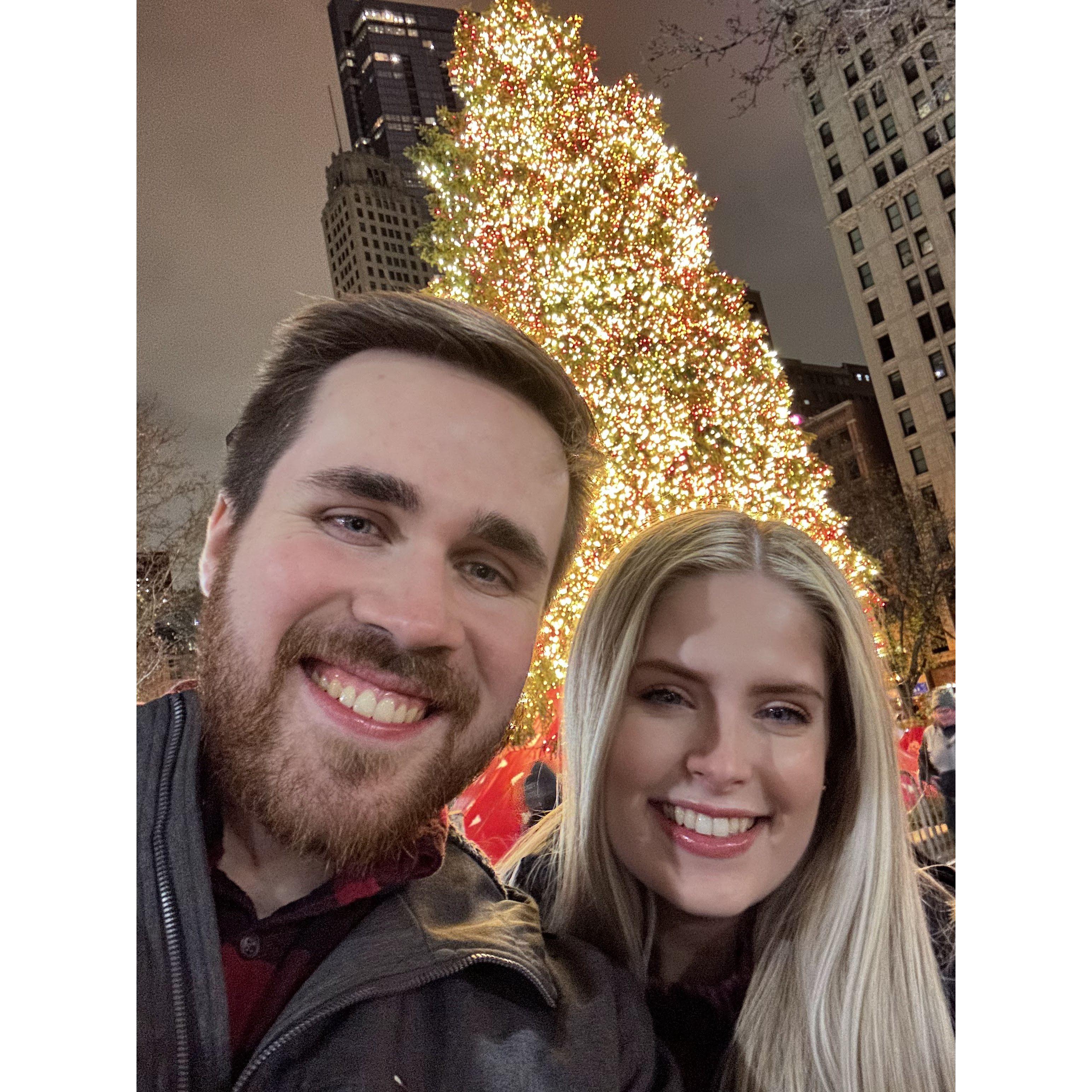 december 2023- christmastime in chicago