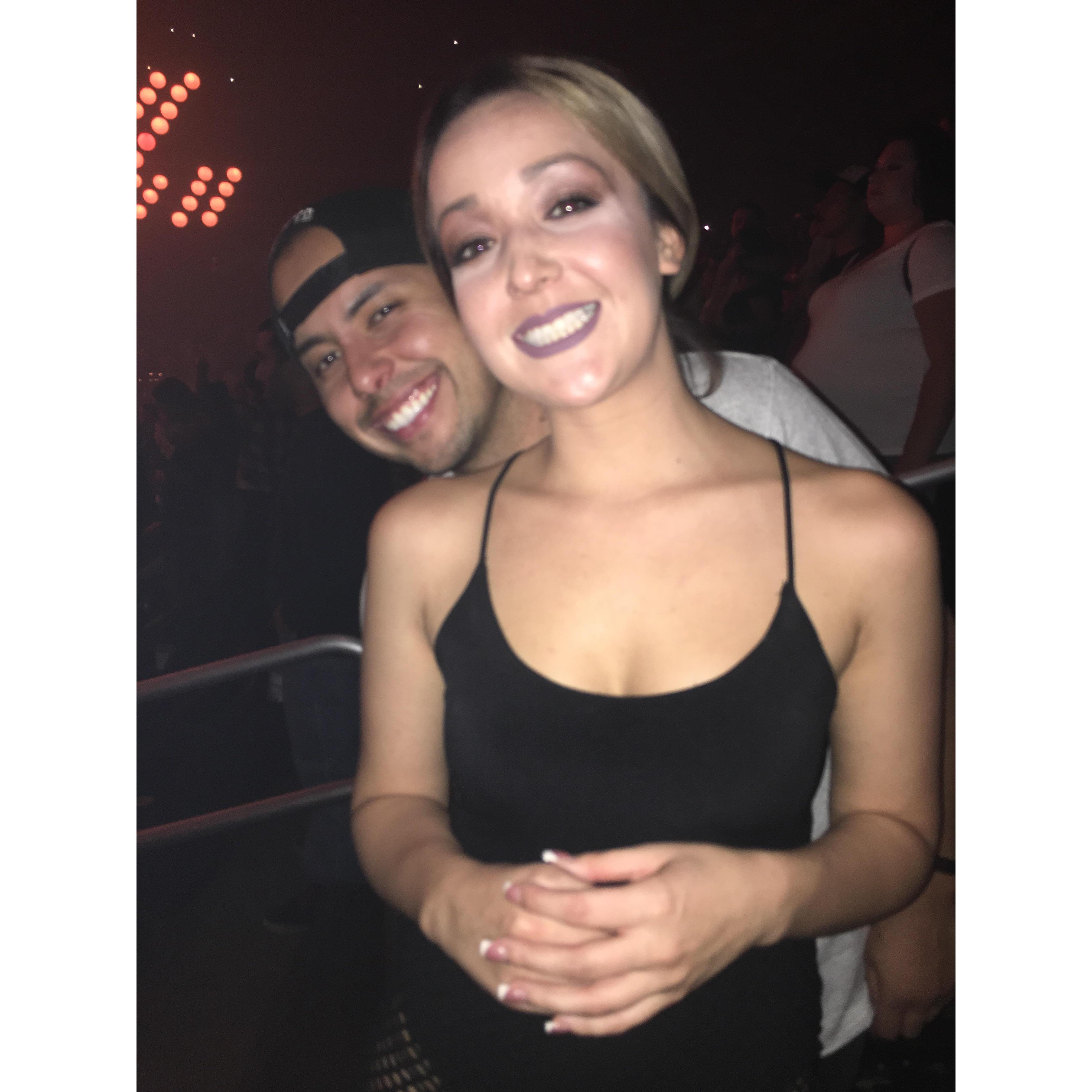 Pre-COVID, concerts were just our thing. This was Drake in LA.