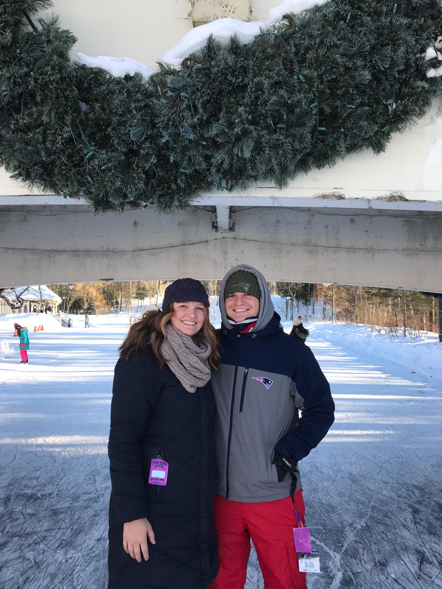 Ice skating at Nestlenook to bring in the New year (2019)