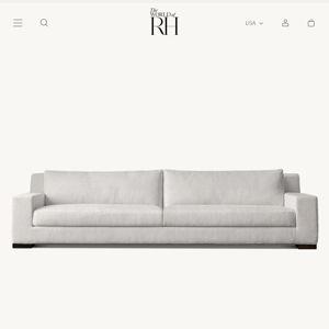 RH Modena Track Sofa