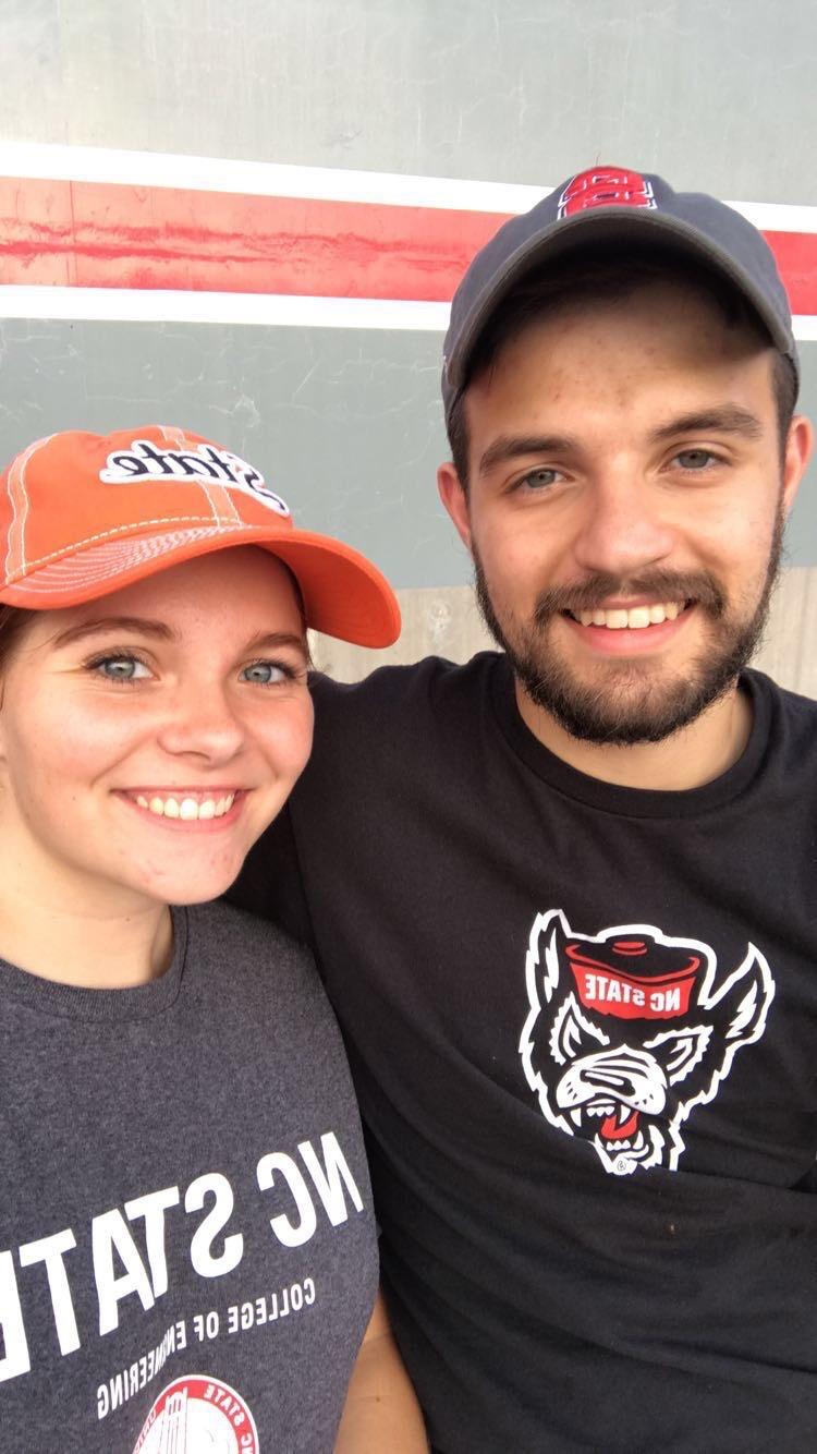 Our first NC State football game!