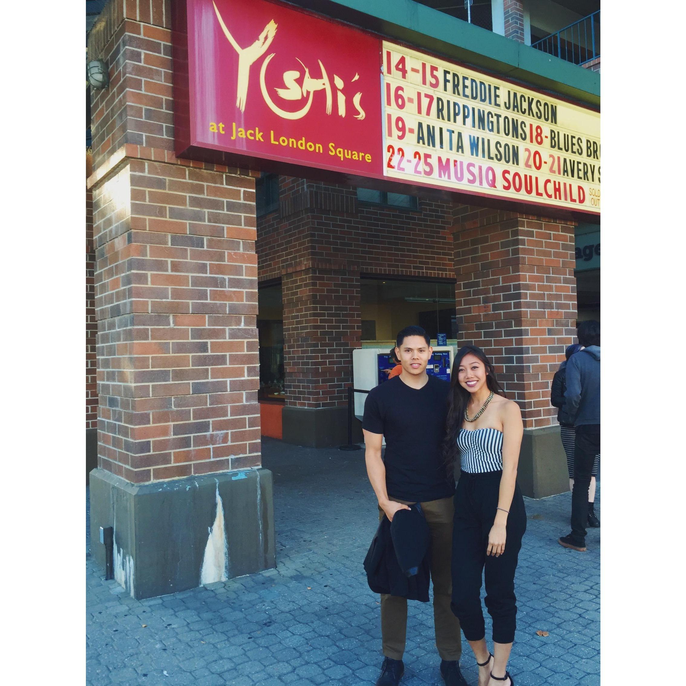 Date Night to see Musiq Soulchild! (Yoshi’s - Oakland, CA)