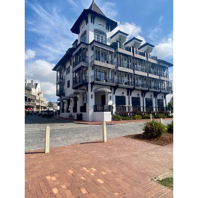 The Pearl Hotel in the town square of our cherished Rosemary Beach, FL