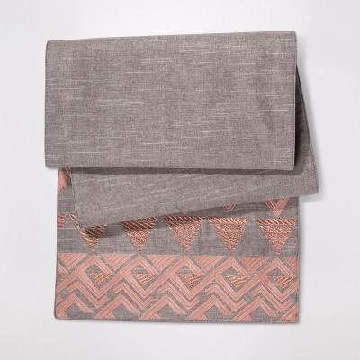 Gray Metallic Rose Table Runner - Project 62™
