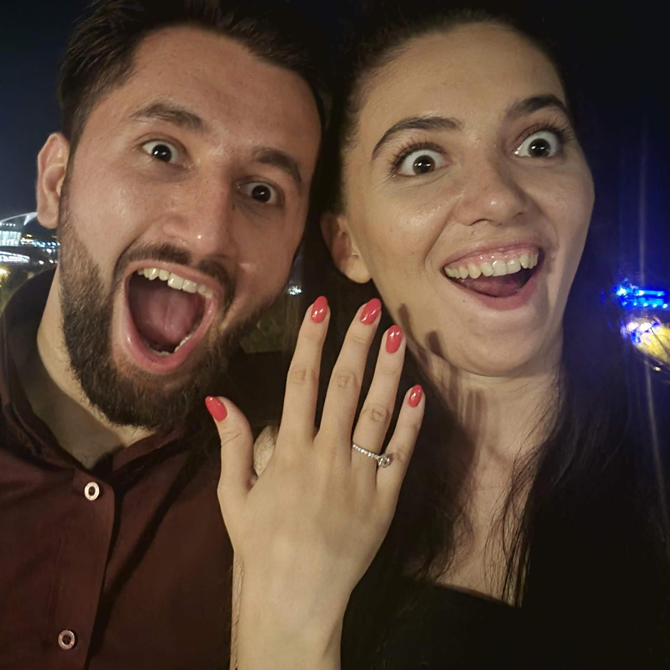 She said YES!