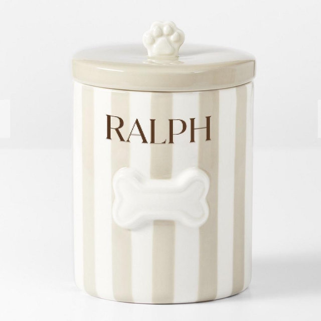 Ceramic Dog Treat Jar