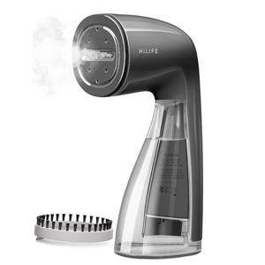 HiLIFE Steamer for Clothes, 1100W Clothes Steamer with Large 300ml Tank, Handheld Clothing Steamer, Fabric Wrinkle Remover, Portable & Compact Travel Size Garment Steamer ONLY FOR 120V (Grey)