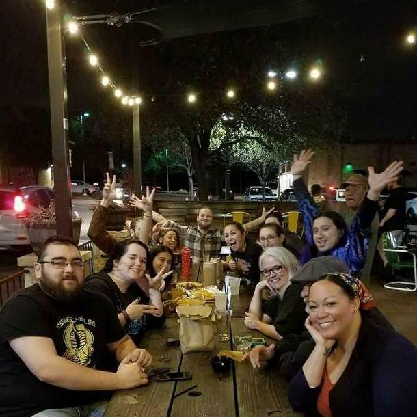 Cade throwing a surprise party for Sayra at our favorite bar.