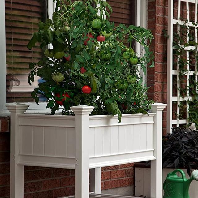Cambridge 36"W x 24"L Vinyl Raised Planter