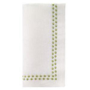 Bodrum ~ Pearls Napkins & Placemats ~ Willow 21' Napkins - Set of 4, Price $153.00 in Dallas, TX from The Ivy House