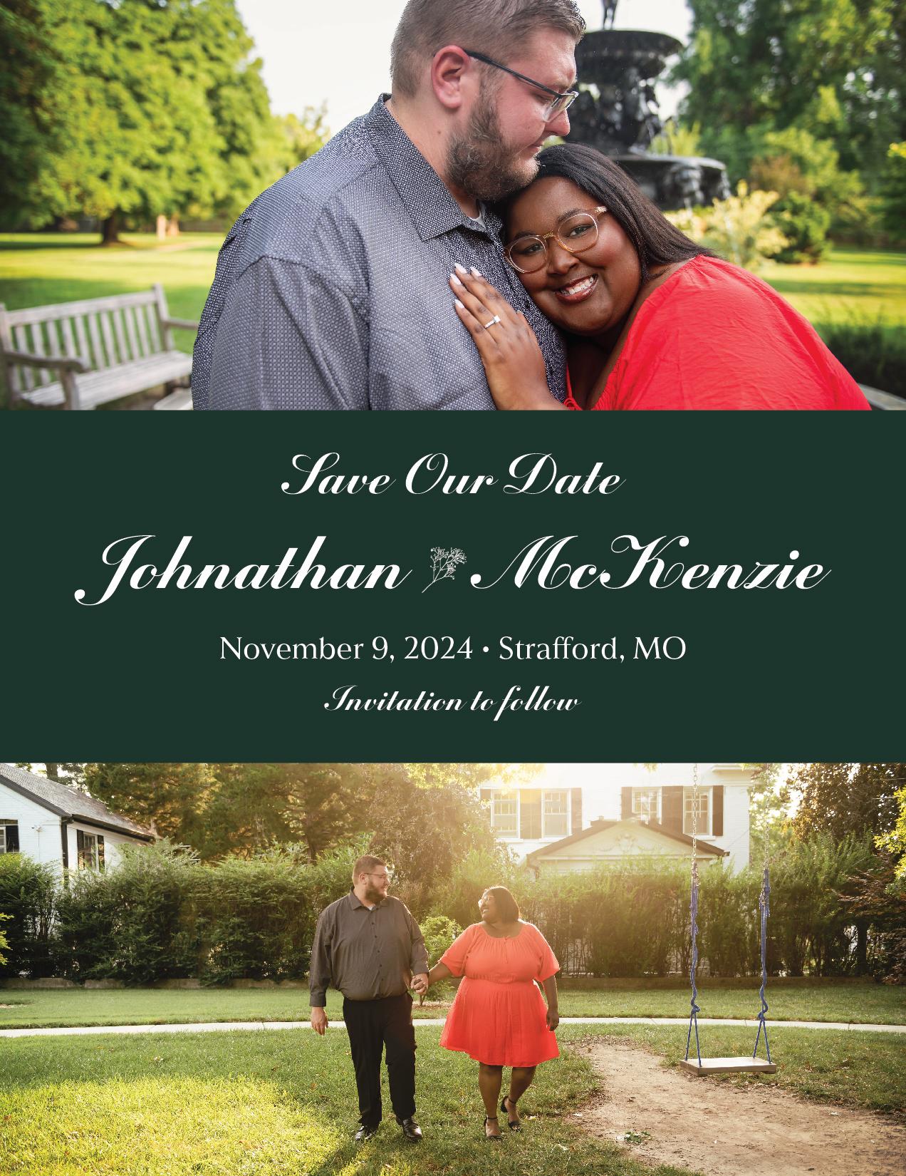 The Wedding Website of Johnathan Key and McKenzie Robinson