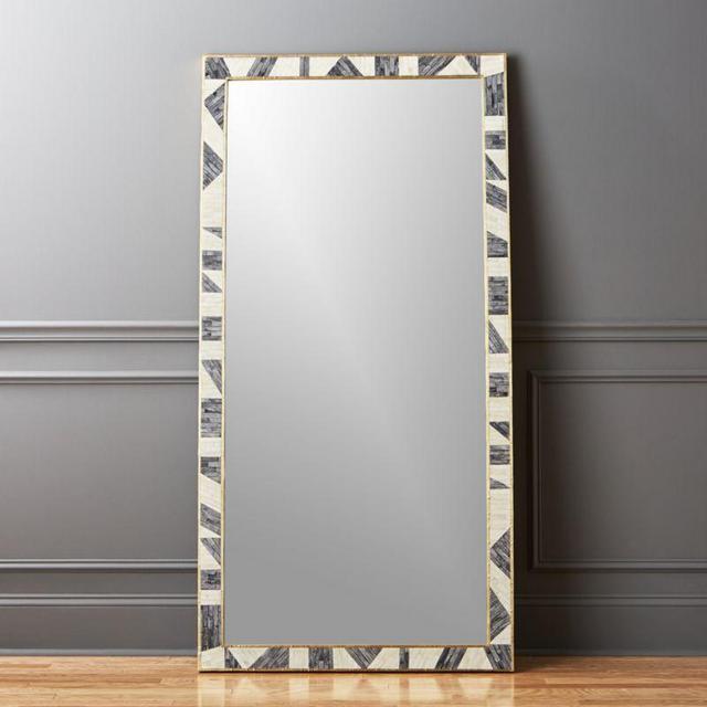 Grace Bone Inlay Floor Mirror 36"X72" CB2