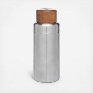 Stainless & Teak Cocktail Shaker