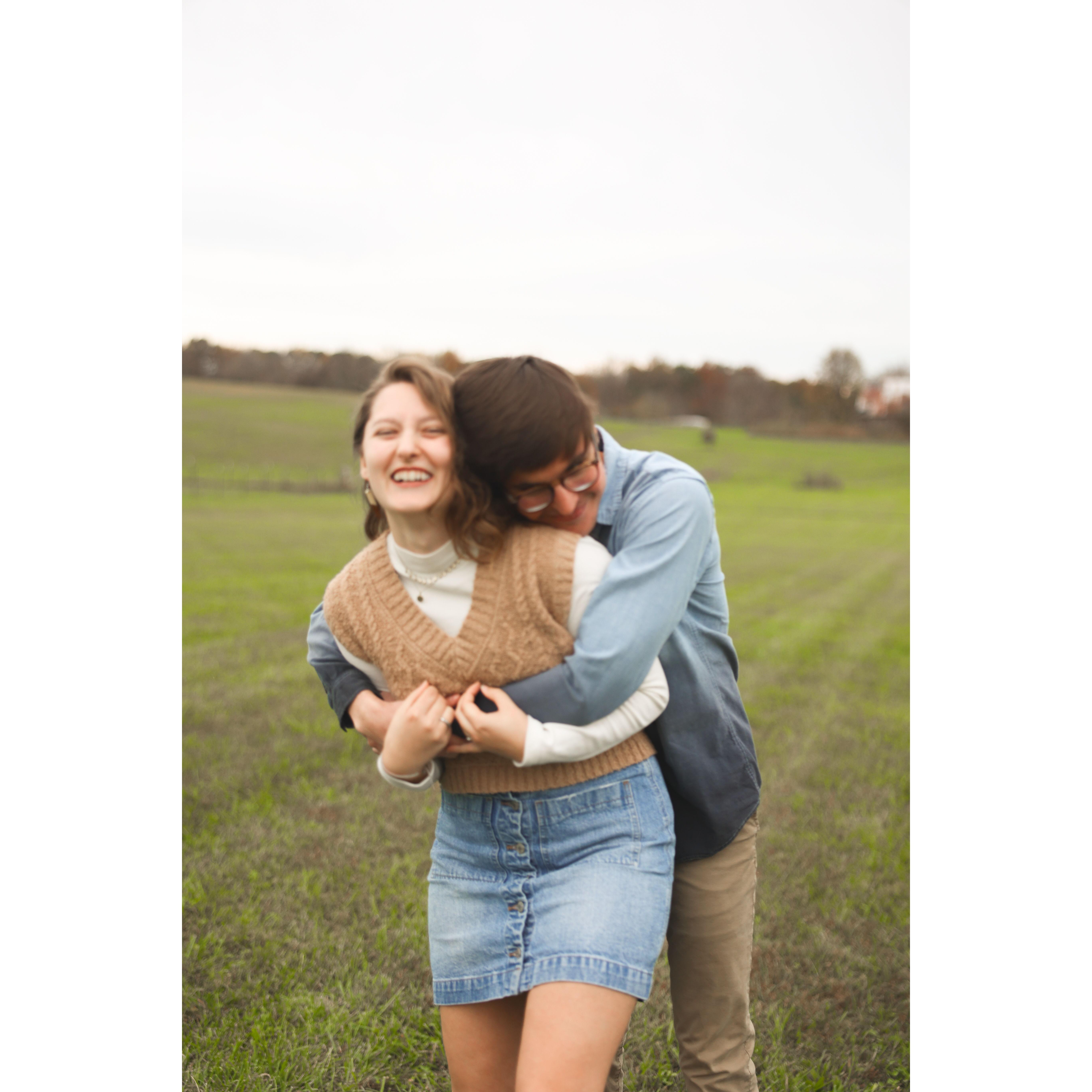 Out of all of our professional photos, this blurry little guy is my favorite. - Kimber