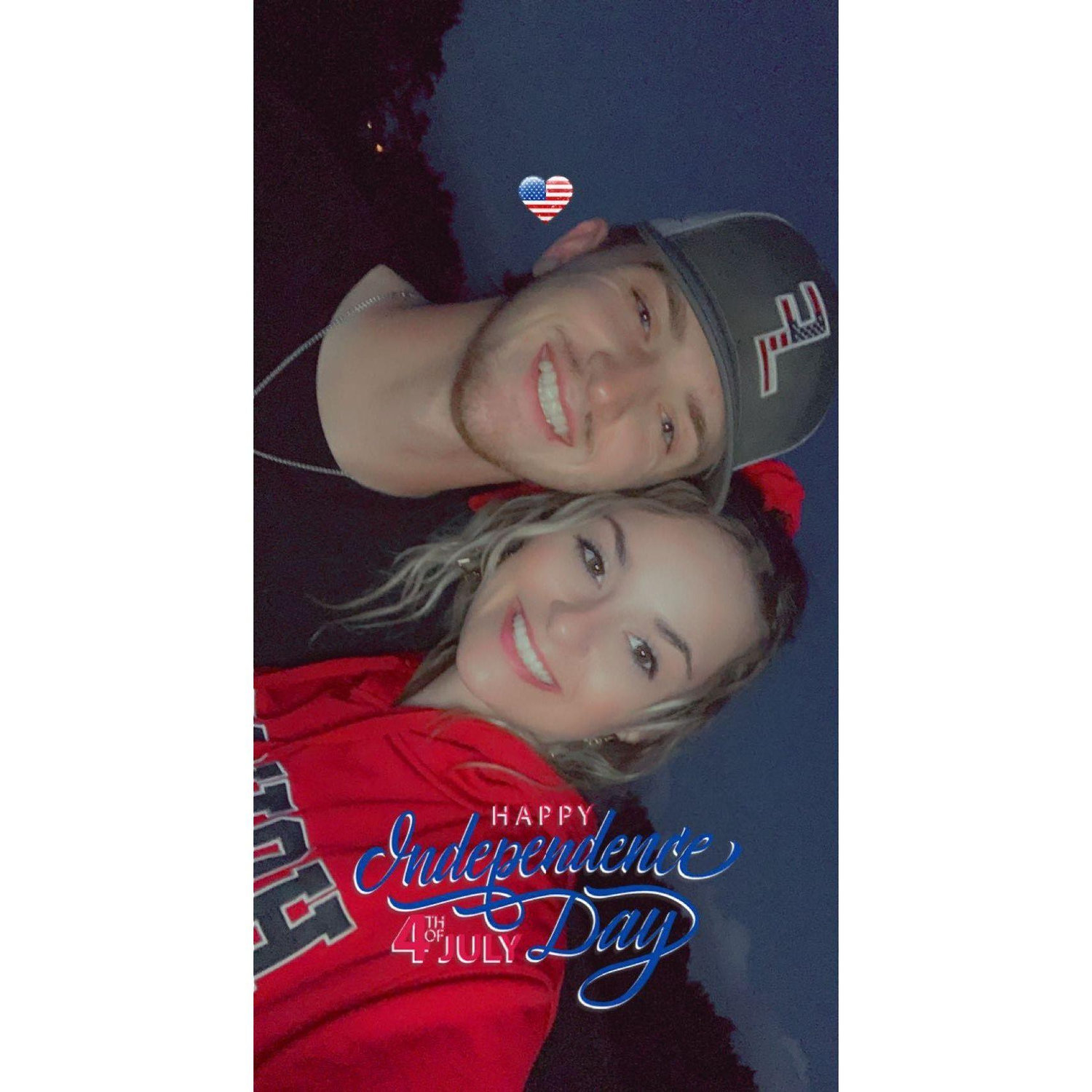 Watching the firework show on the 4th :)