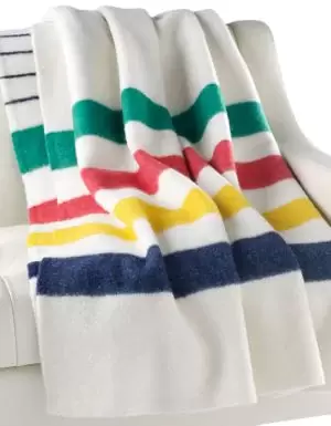 Iconic Multi Stripe Point Blanket