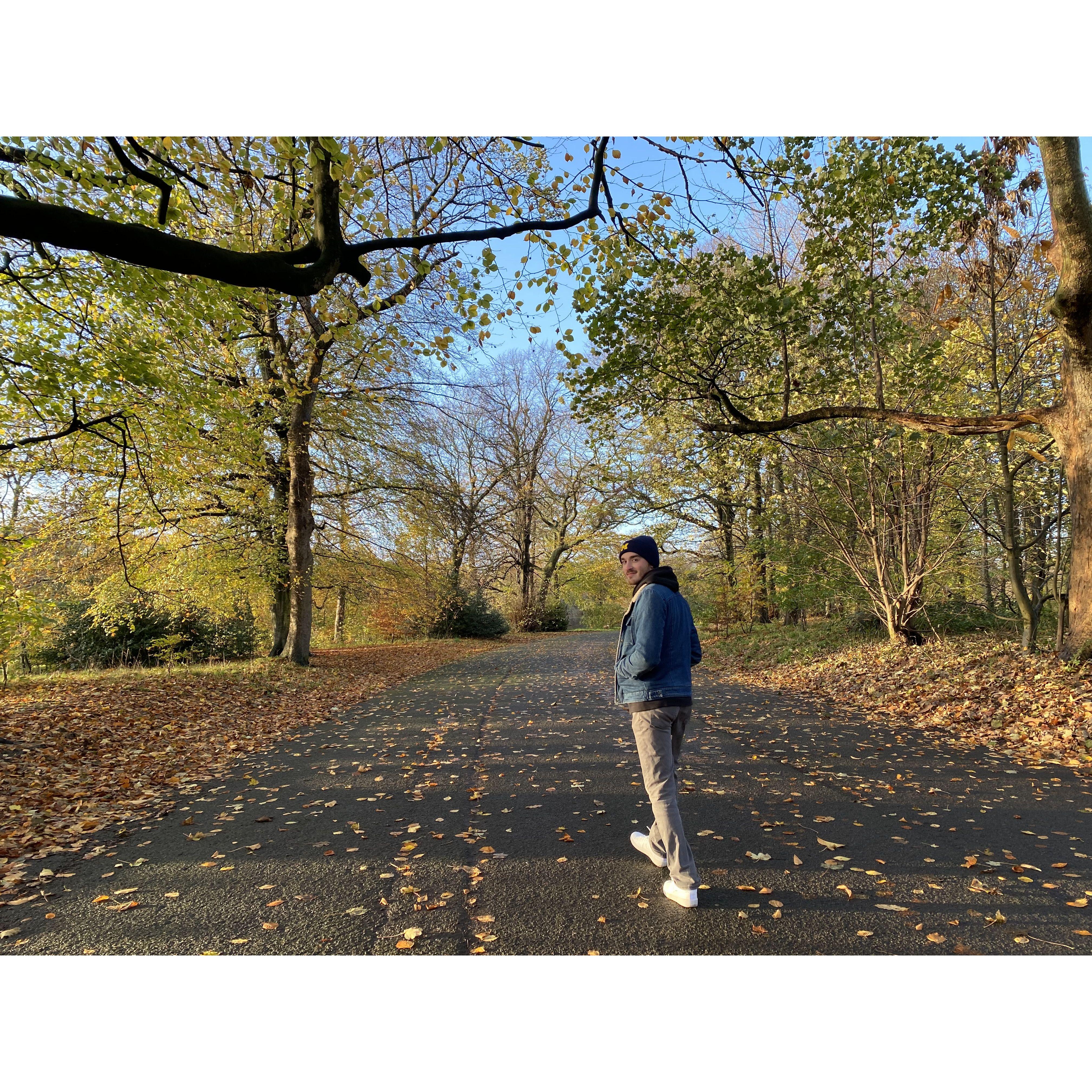 Sefton Park- right across the street from our apartment in England. This was our favorite place to go on walks!