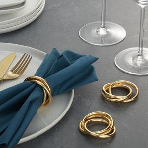 3-Ring Gold Napkin Ring