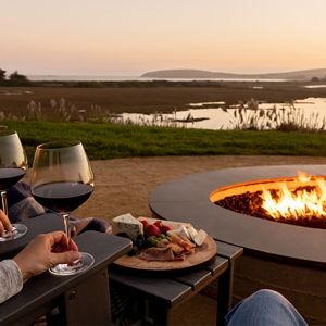 Dinner For Two on our Mini-Moon In Bodega Bay