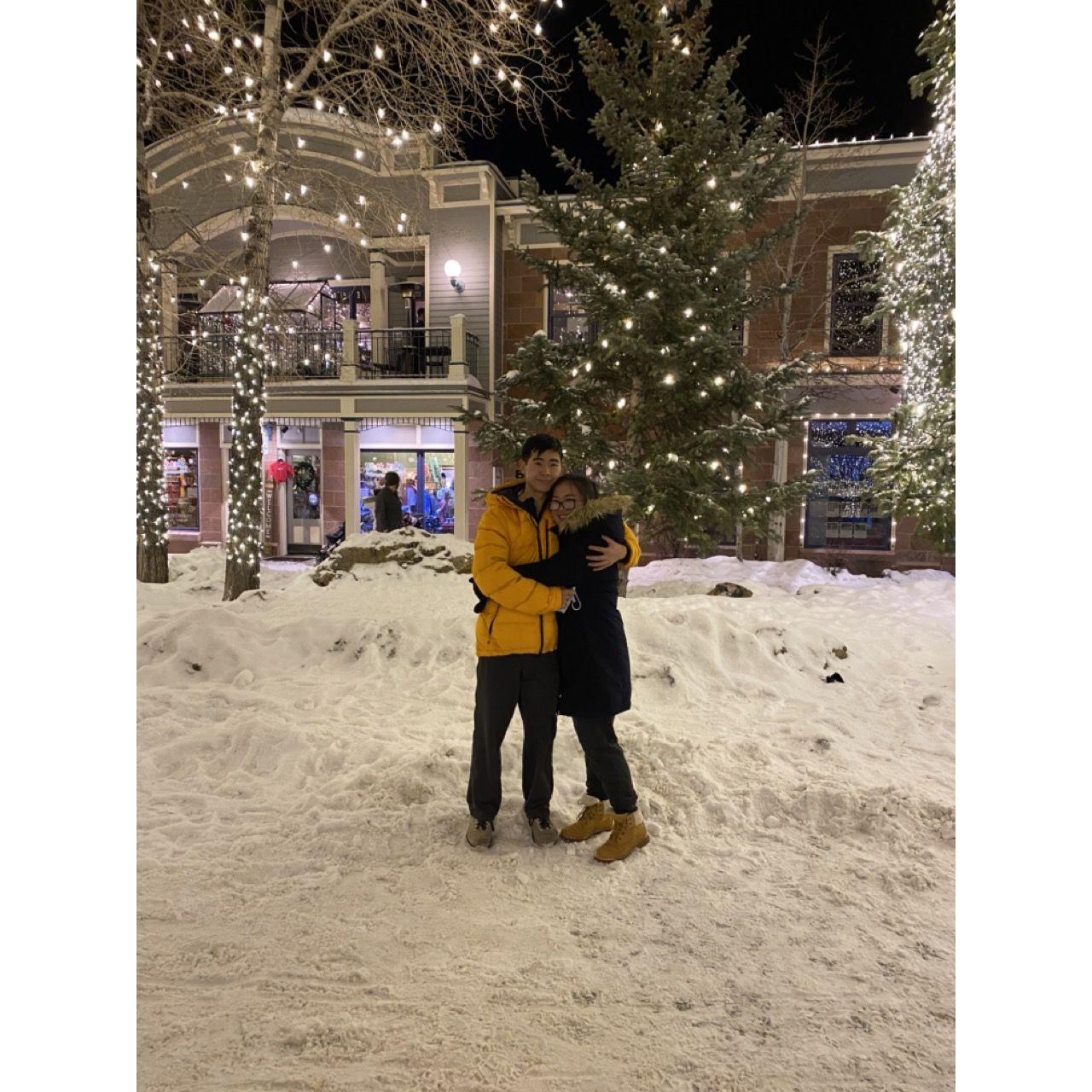 We spend a lot of time up in Breckenridge together.