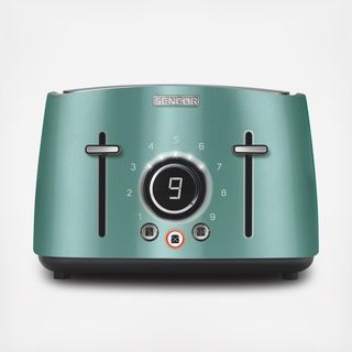 4-Slot Toaster with Digital Button Display