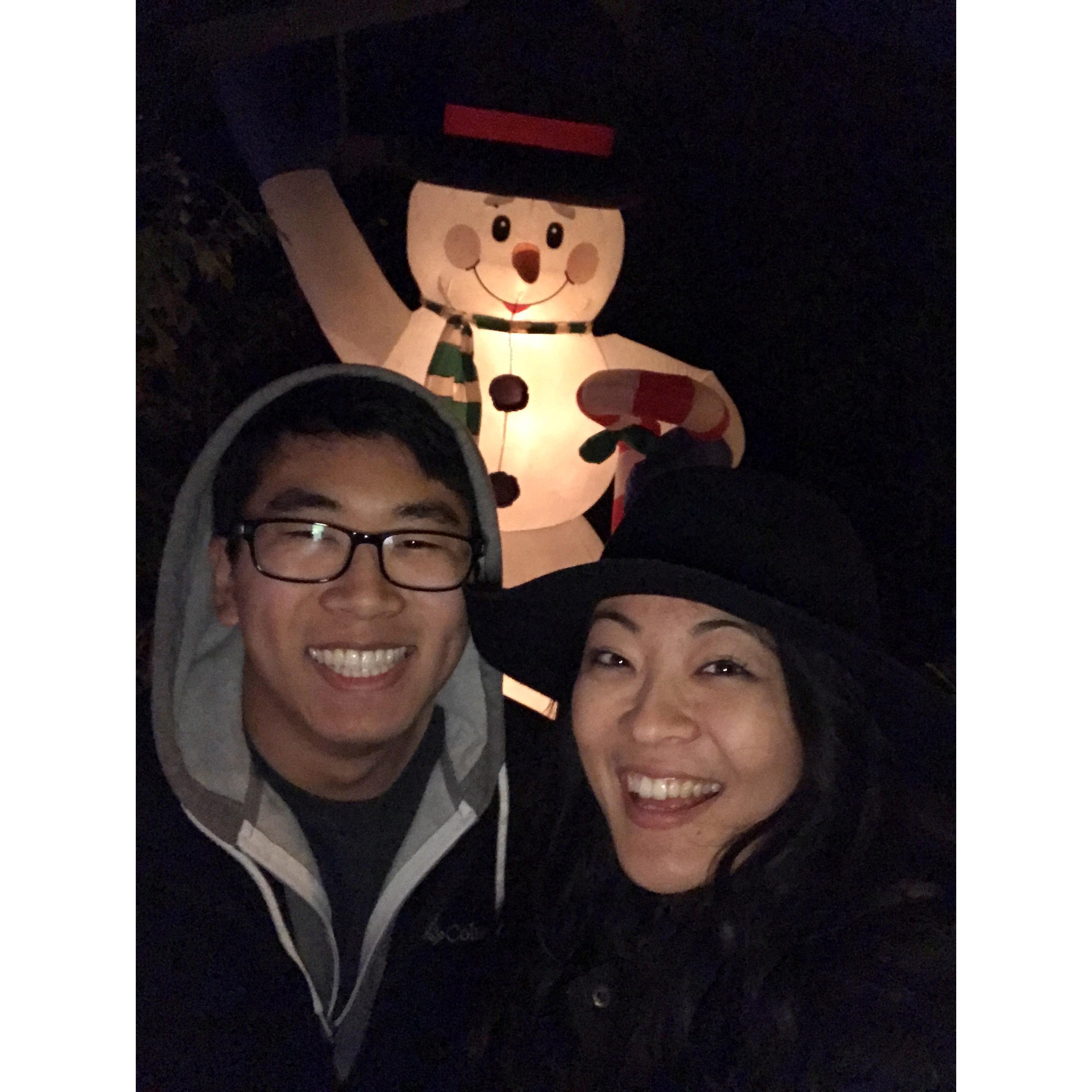 Sweet walk down Candy Cane Lane!