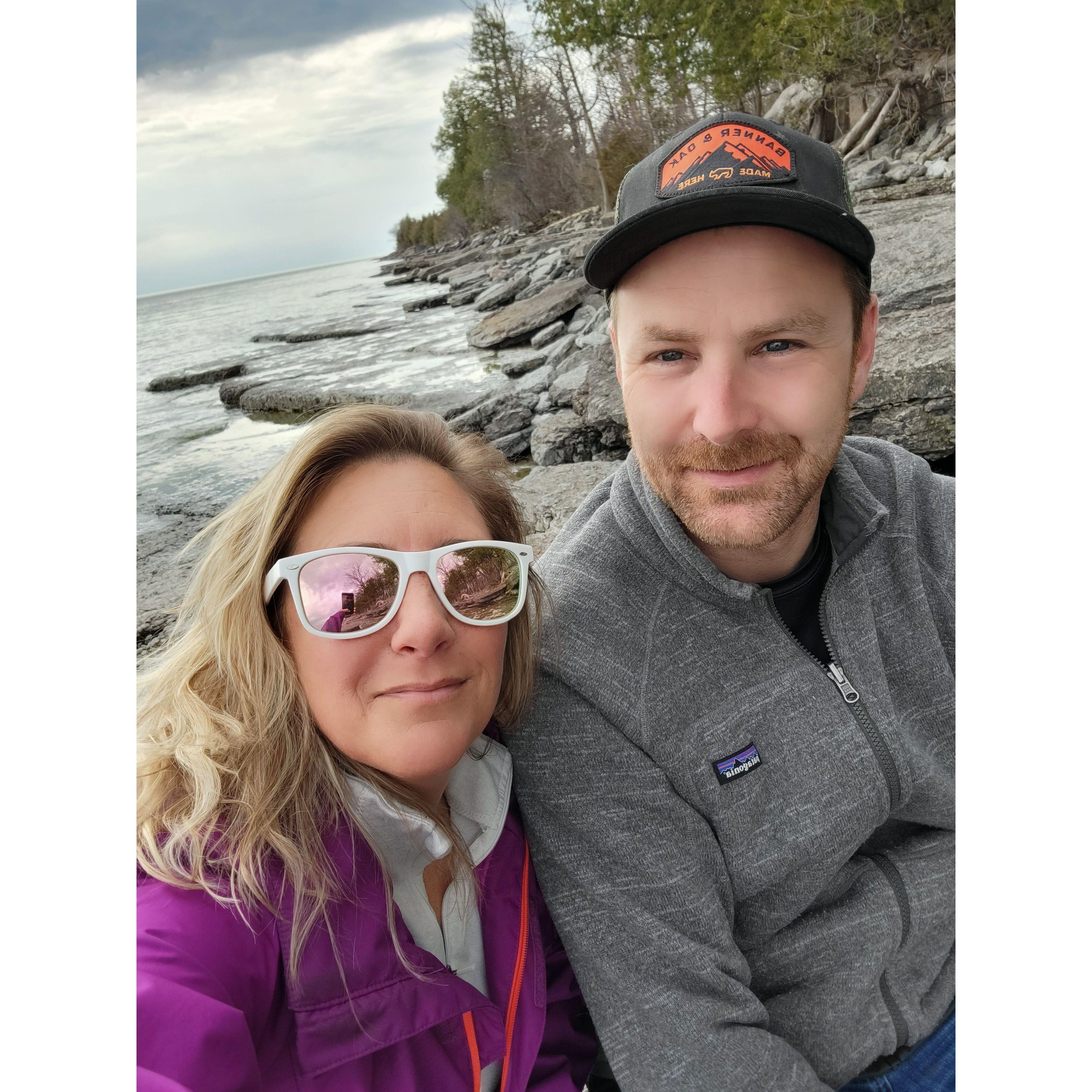 Hiking at Robert Wehle State Park, Henderson, NY