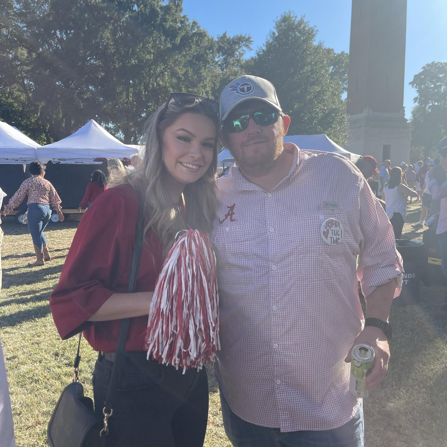 Tailgating on the Quad at the University of Alabama.