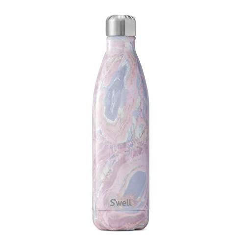 S'well 10025-B18-14265 Stainless Steel Water Bottle, 25oz, Geode Rose