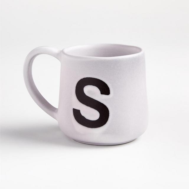 "S" Monogrammed Mug