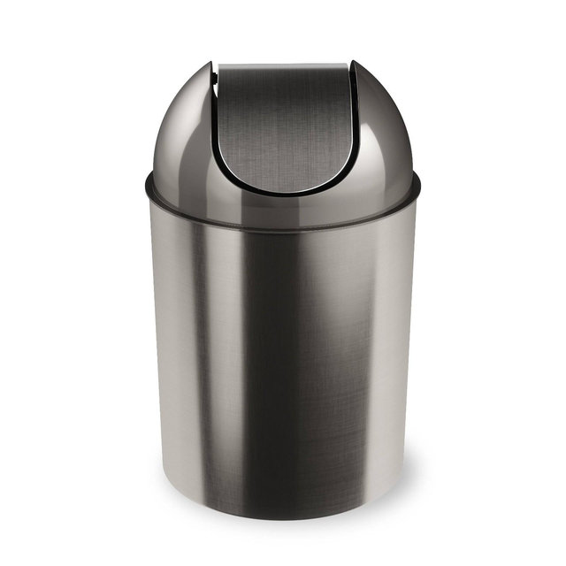 Umbra Mezzo Can 2.5gal Nickel/Silver