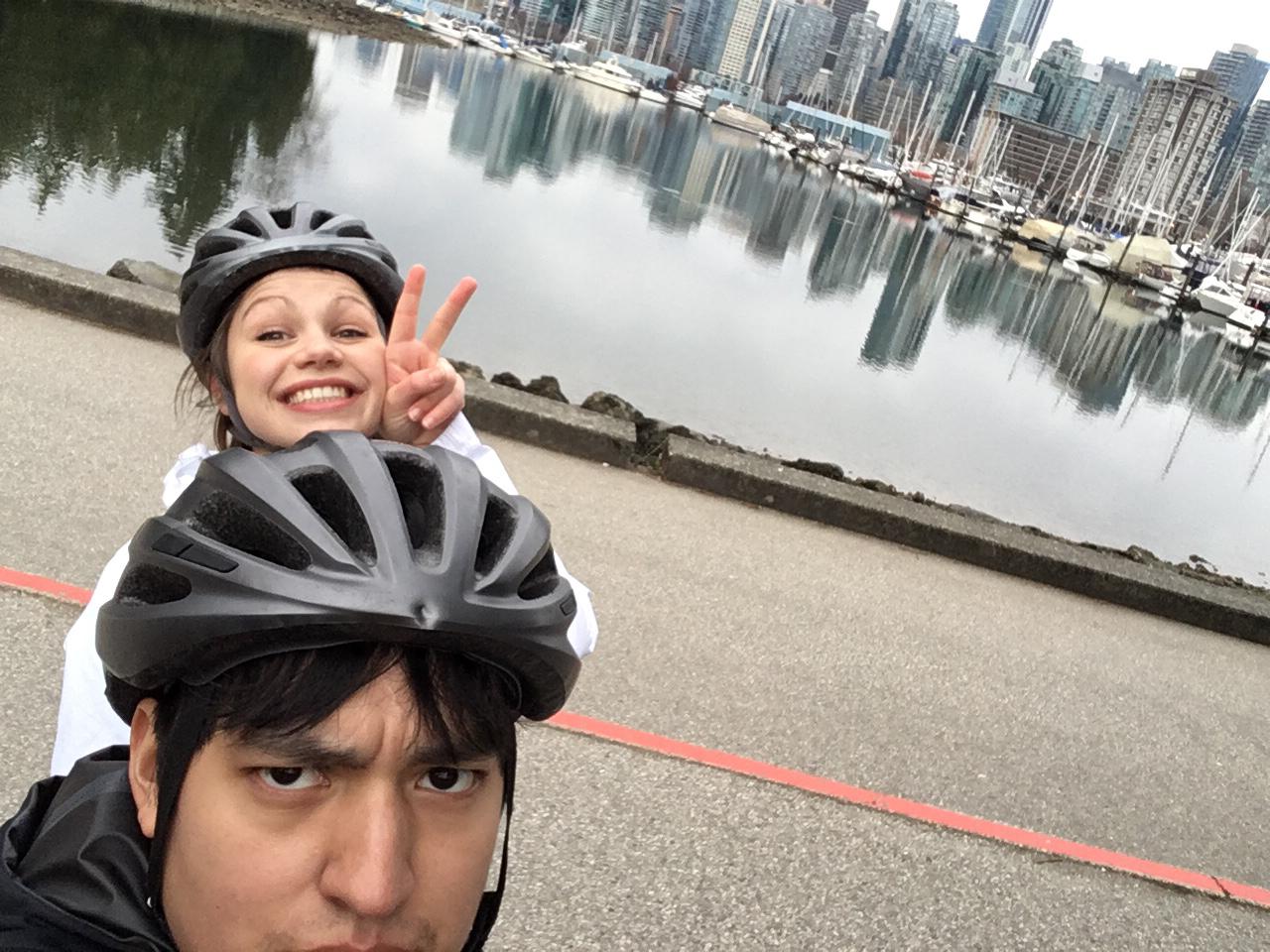 Bike riding in Canada