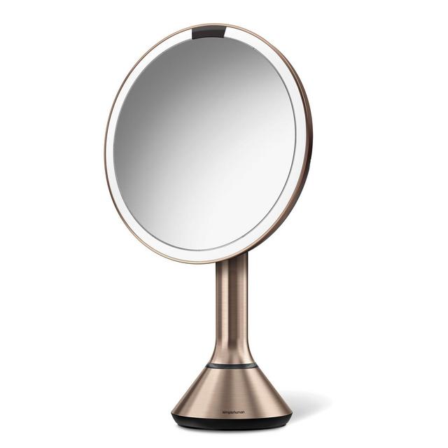 simplehuman® 8-Inch Touch Control Sensor Mirror in Rose Gold