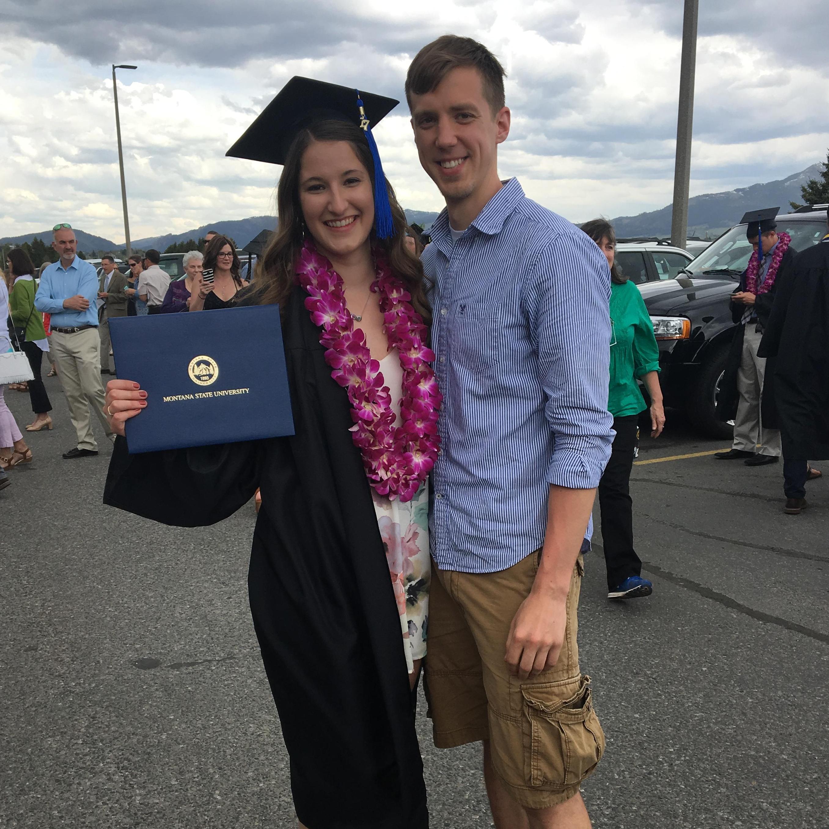 Kelsey graduates college!