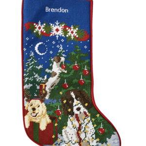 Needlepoint Christmas Stocking | Holiday Items at L.L.Bean