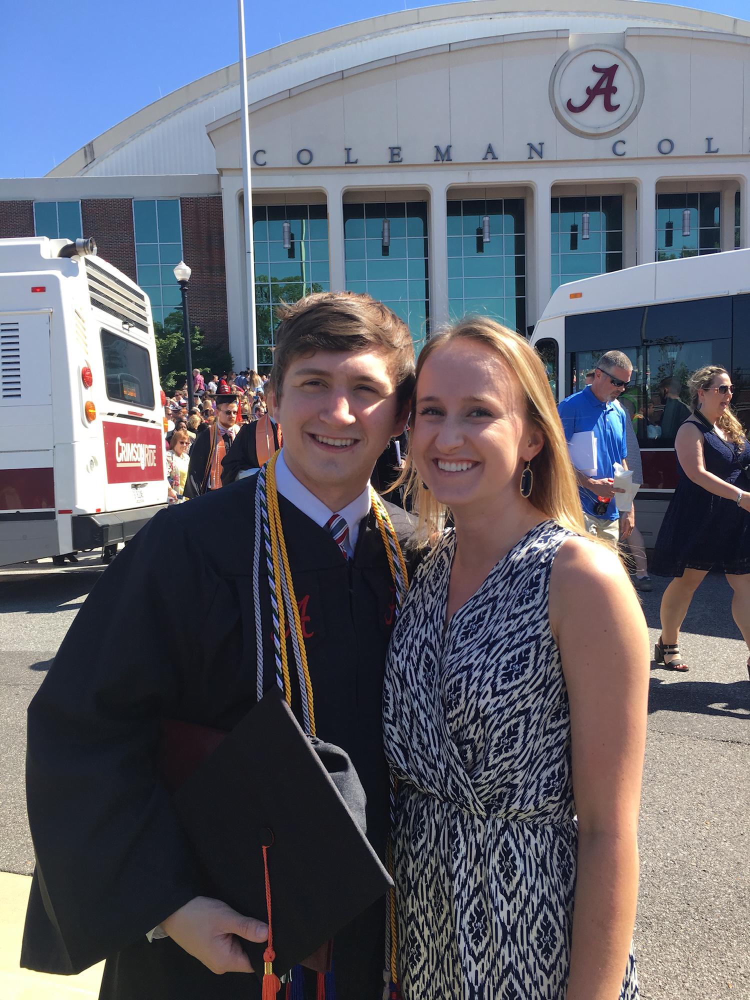 Bryant’s college graduation (2017)